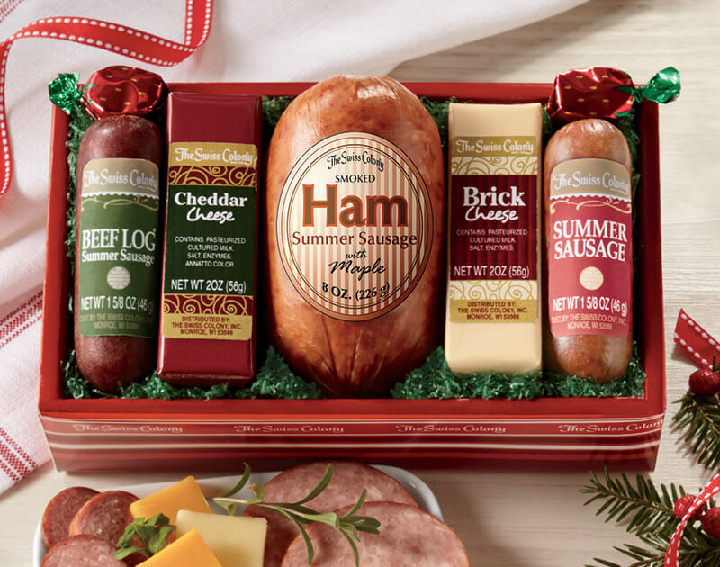 Meat & Cheese Food Gift - 5 snack size items - Buy Now, Pay Later
