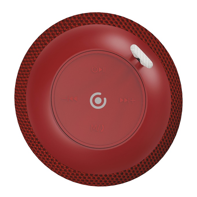 Core Innovations Portable Bluetooth Barrel Speaker, Ruby, large