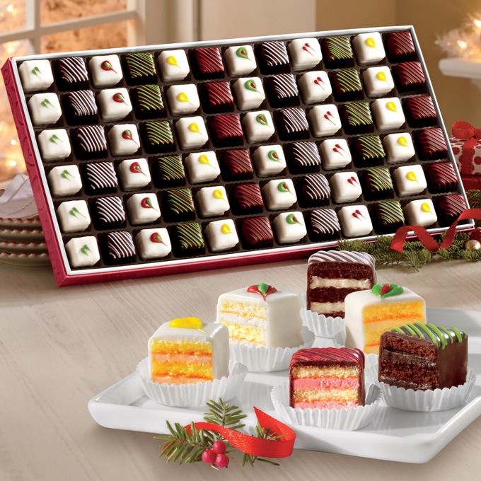 Elegant swiss colony com Christmas Petits Fours Swiss Colony