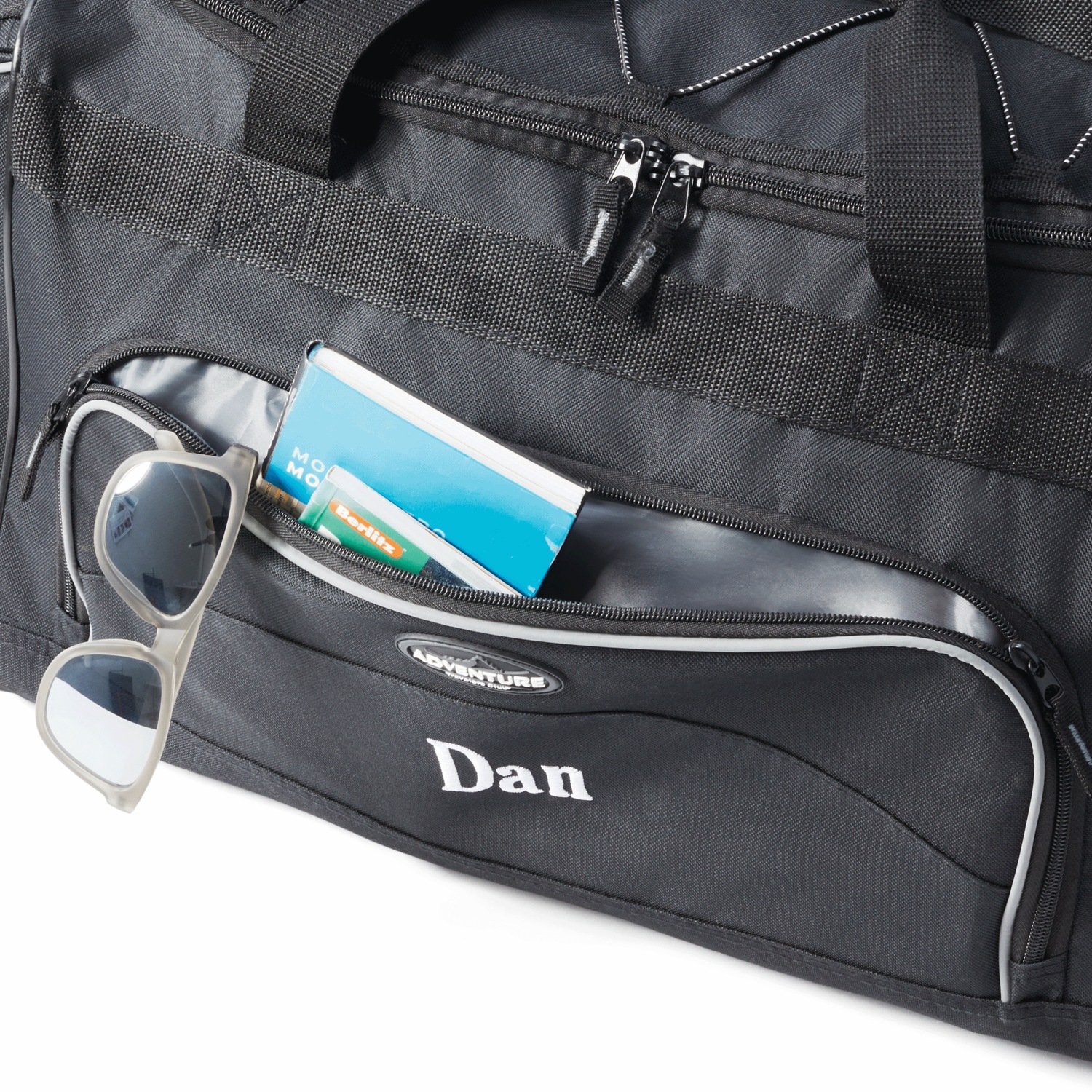 Personalized Duffel Bag with Shoe Pocket and Lockable Zips | Swiss
