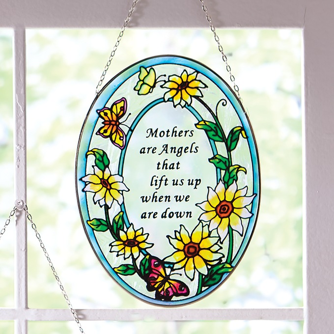Stained Glass Sentiment Hanging, , large