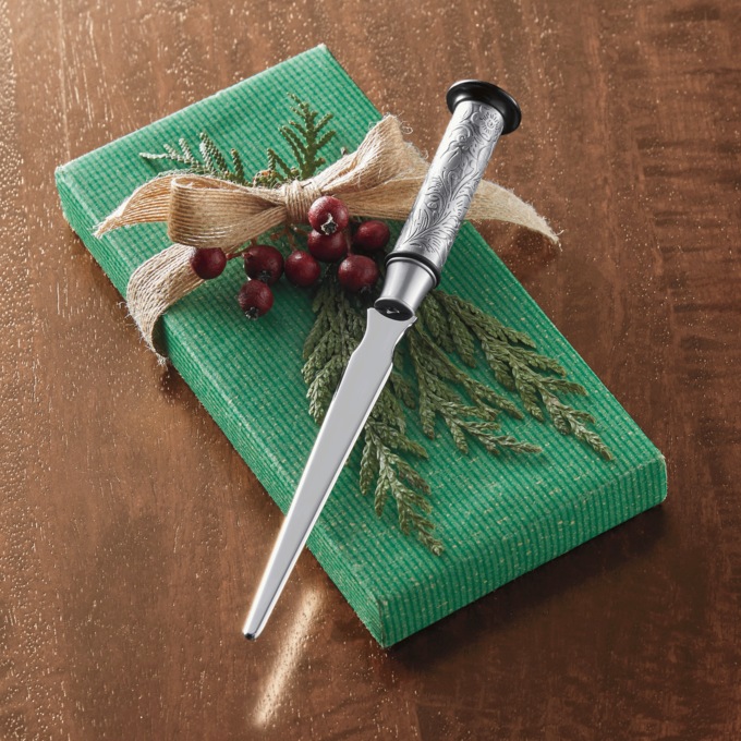 Silver Mercury Dime Letter Opener, , large