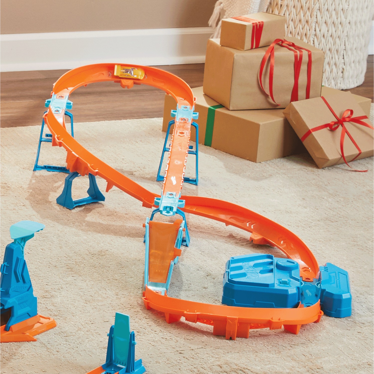 Hot Wheels Track Creator Boosted Jump Speedway Kit | Swiss Colony