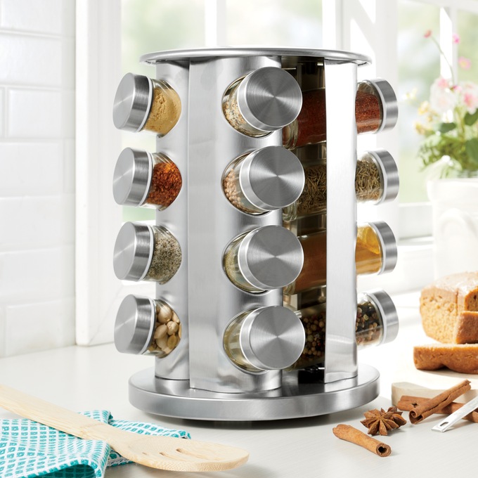 Spinning hot sale herb rack