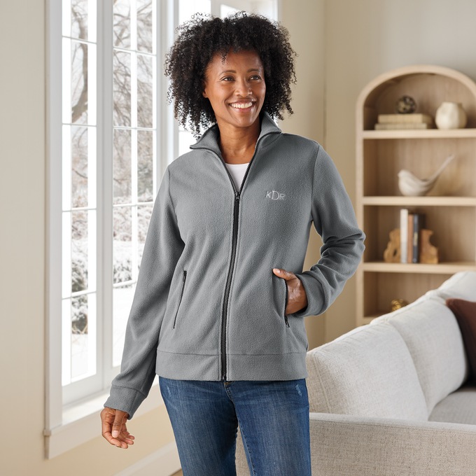 Personalized Women's Fleece Jacket, , large