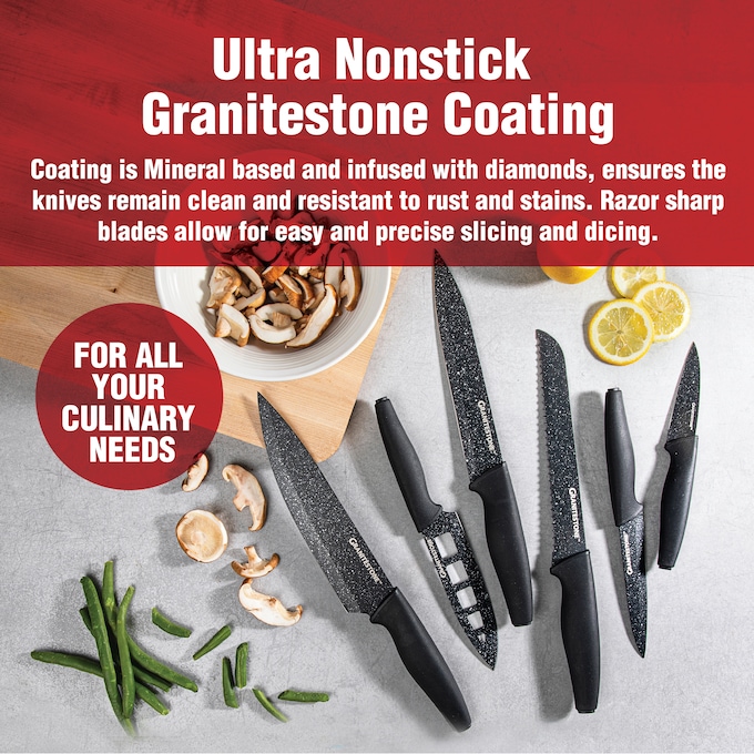 GraniteStone NutriBlade Knife Set (6-Piece) - CHC Home Center