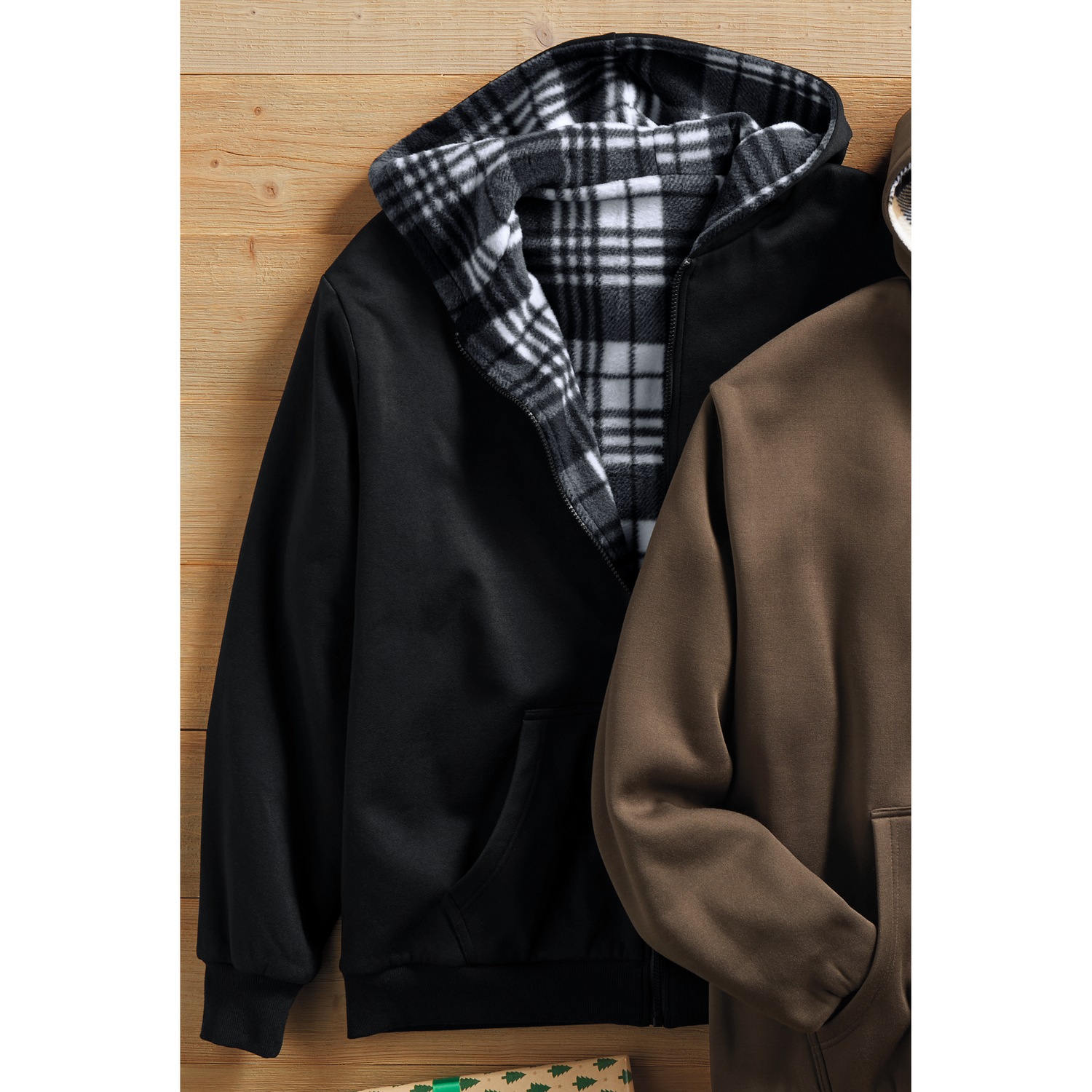 Fleece Reversible Hoodie Swiss Colony