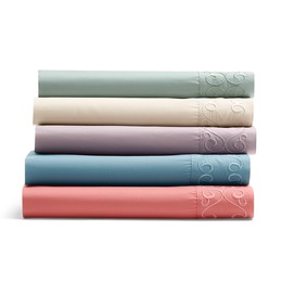 4-Piece Granada Embroidered Microfiber Sheet Set, , large
