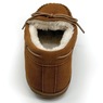 Women's Genuine Suede Moccasin with Faux-Fur Lining, , large