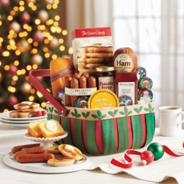 Holly Breakfast Basket, , large