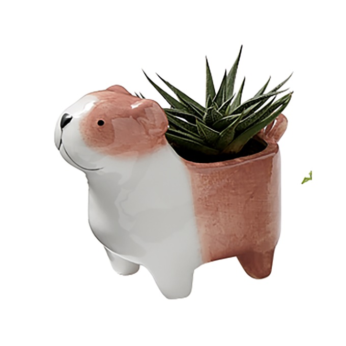 Mini Dog Planter, , large