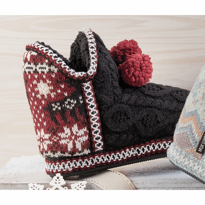 Muk luks amira bootie slipper shop