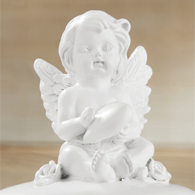 Set of 2 Cherub Trinket Boxes, , large