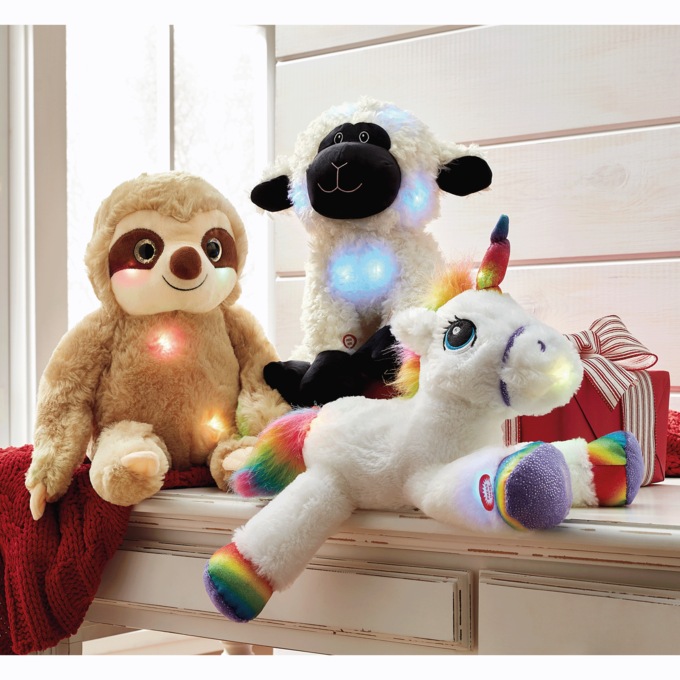 Light up stuffed animals for babies sale