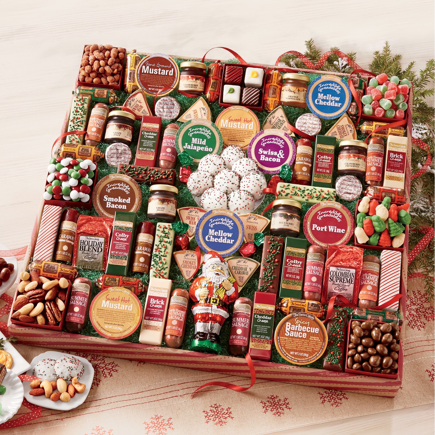 Santa's 77 Favorites Food Gift Swiss Colony