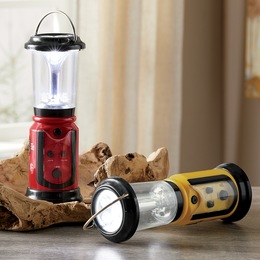 Rechargeable Radio Lantern with Flashlight, , large