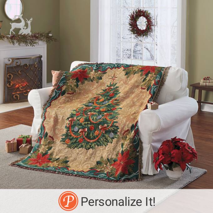 Large christmas throw clearance pillows