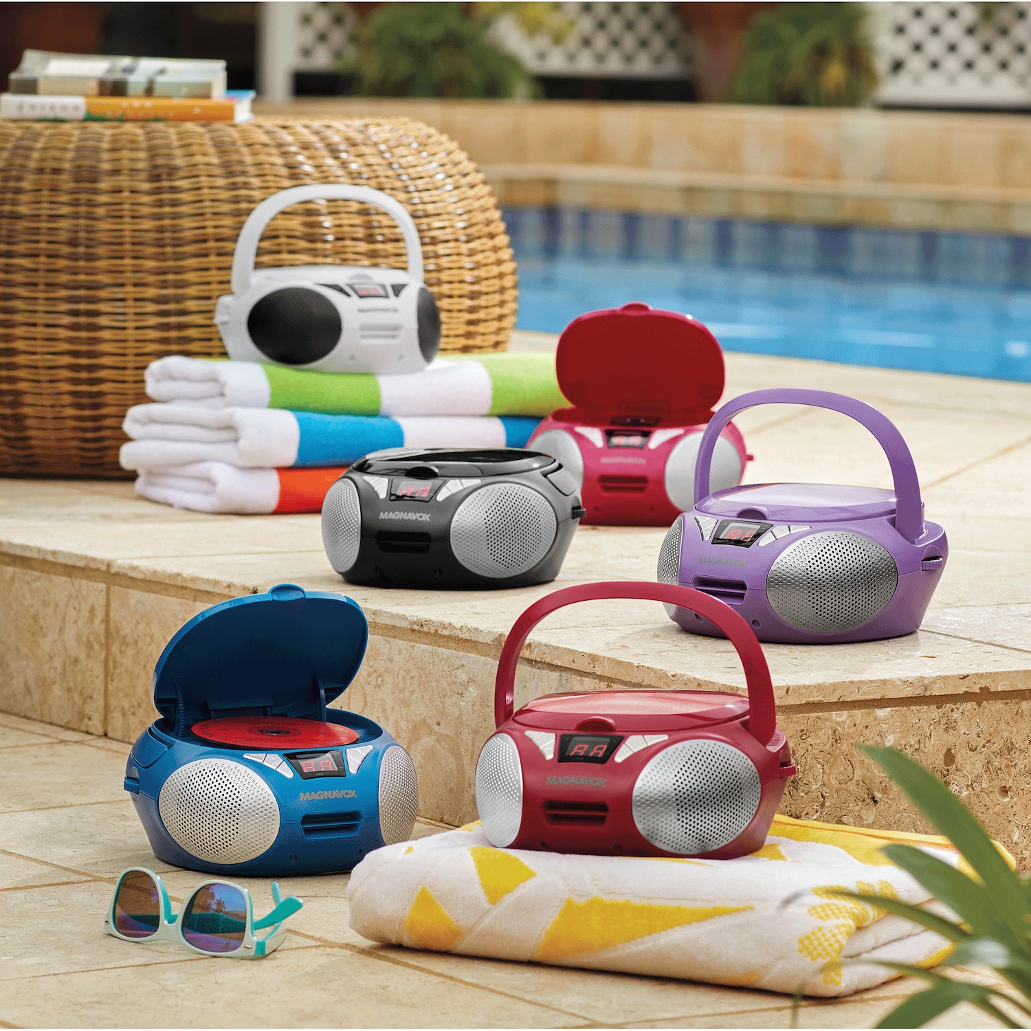 Magnavox Portable CD Boom Box | Swiss Colony