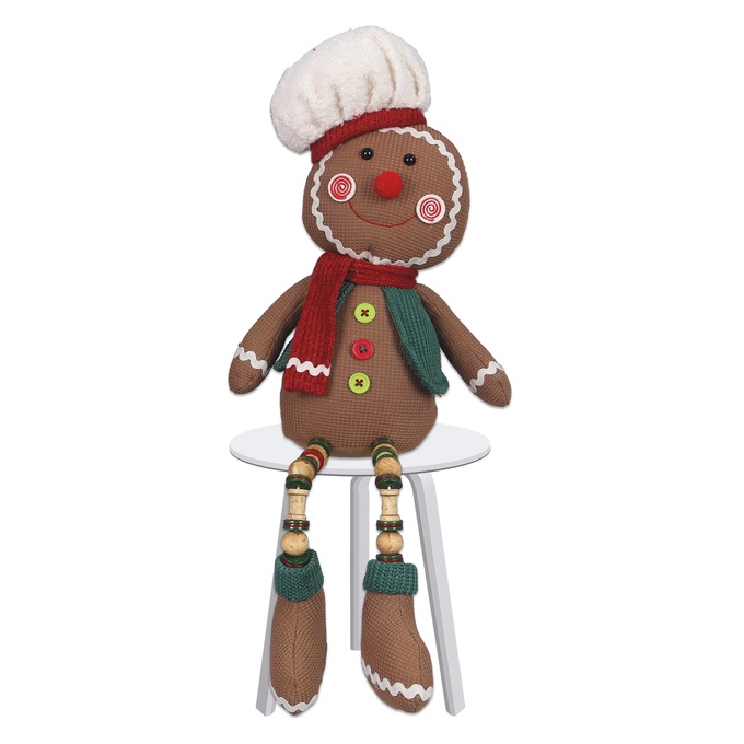 Gingerbread Boy or Girl Shelf Sitter, , large