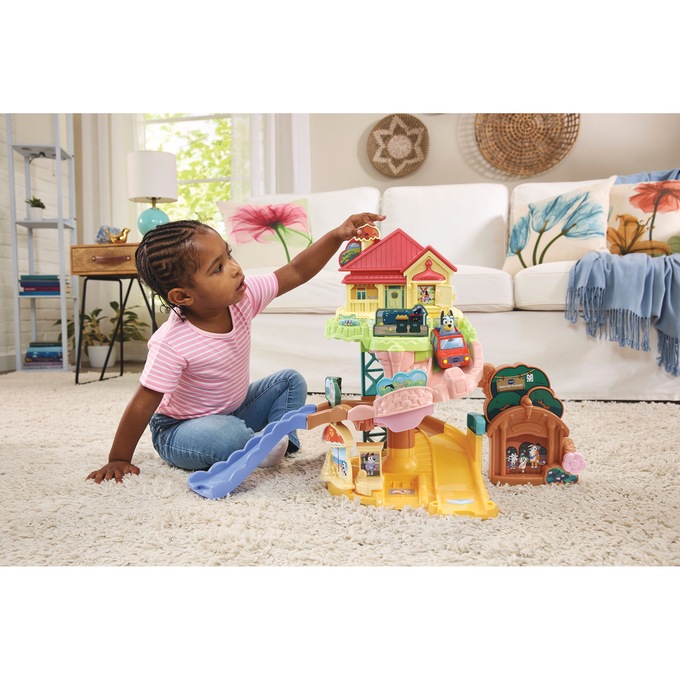 VTech Go! Go! Smart Wheels Bluey Road Trip Playset, , large