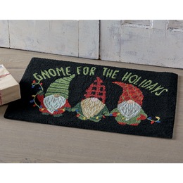 Gnome For The Holidays Indoor/Outdoor Mat - 20&quot; X 30&quot;, , large