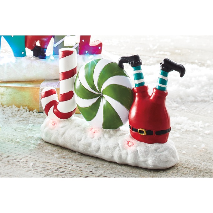 Lit Joy or Noel Whimsical Decor, , large