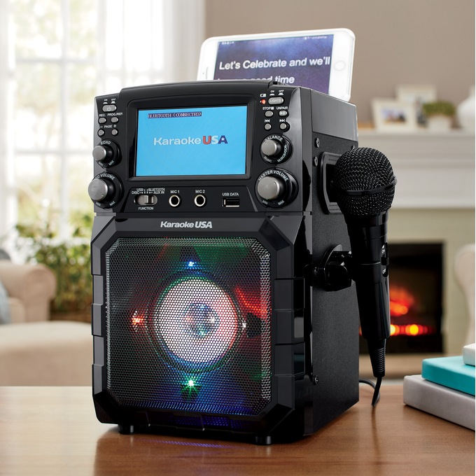 Wireless Portable Karaoke Player with 4.3" Color Screen, , large