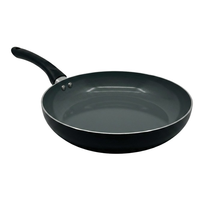 Ginny's 22-Piece Ceramic Cookware Set, Black, large