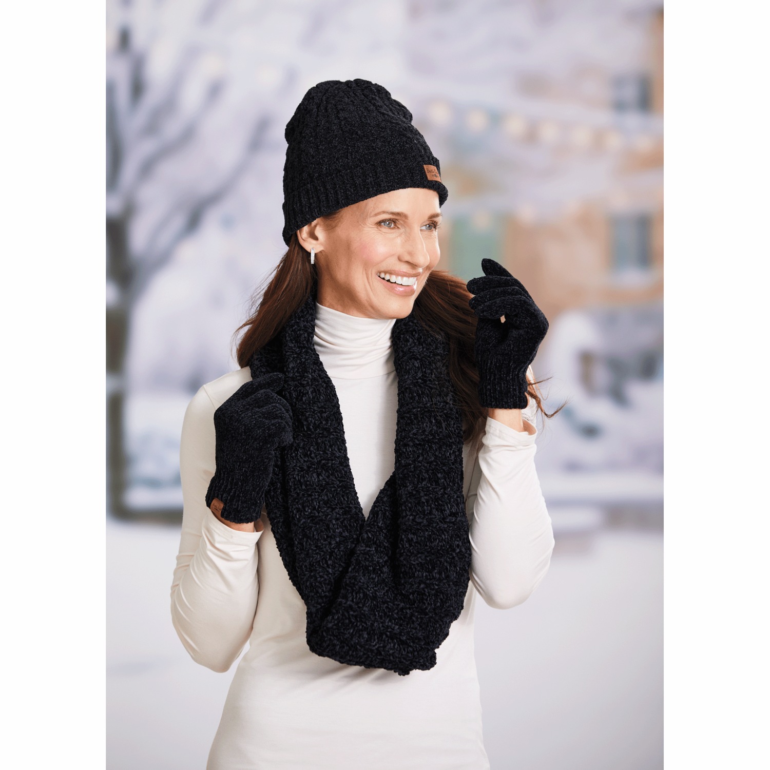 Chenille hat and scarf deals