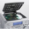 Magnavox 3-Piece Shelf System with CD, Bluetooth & FM Radio, Silver, large