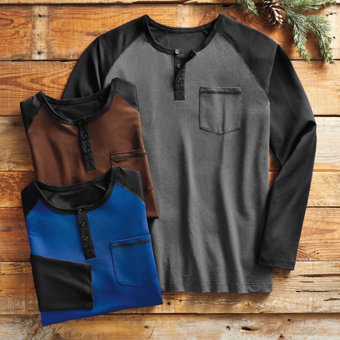 3-Pack Raglan Shirts, , large