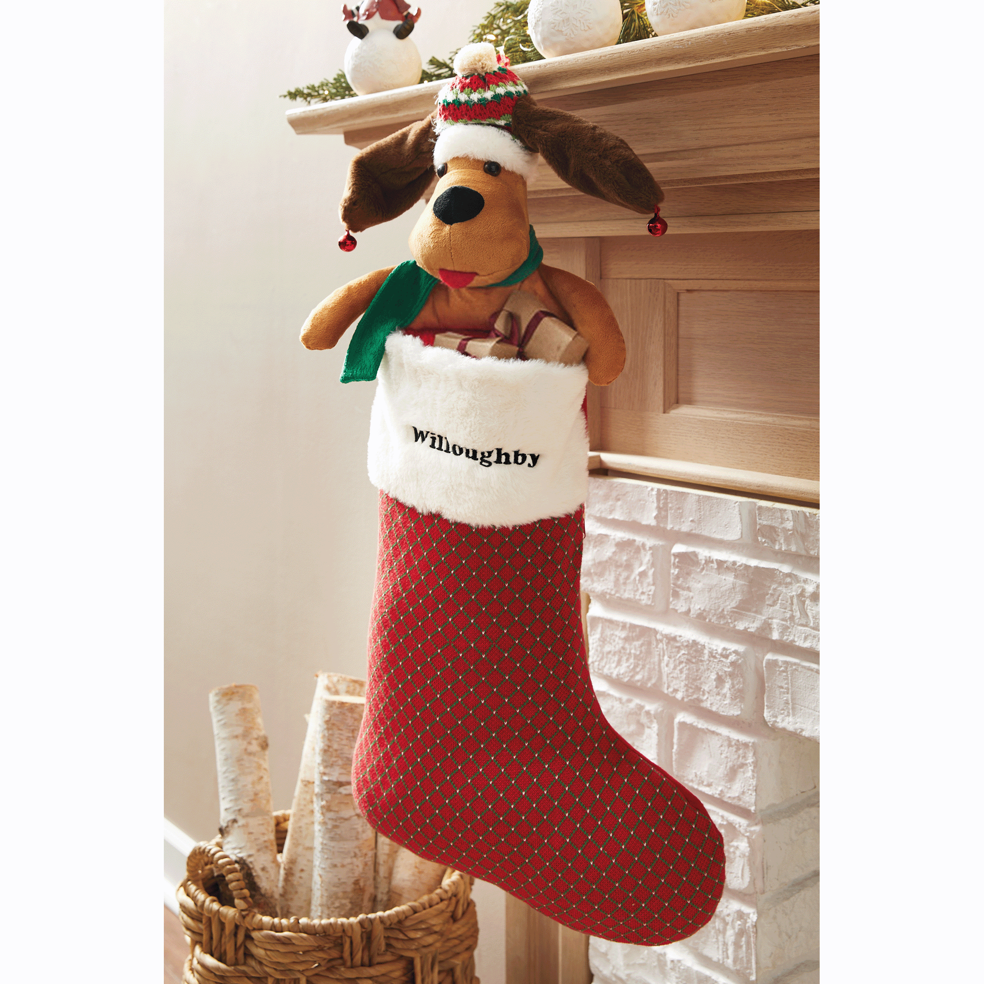 Animated Singing Dog Stocking, , large