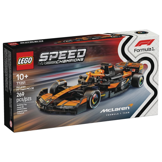 LEGO Speed Champions McLaren F1&reg; Team MCL38 Race Car, , large