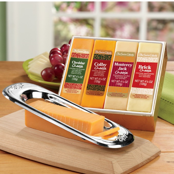 Cheese Bars with Slicer Swiss Colony