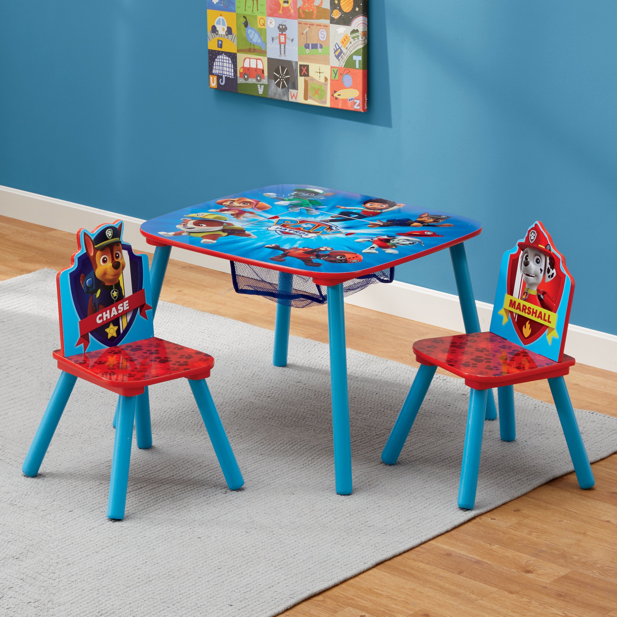 children's table with chairs