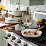 Two-Tone Speckled 10-Piece Ceramic Cookware Set, , large