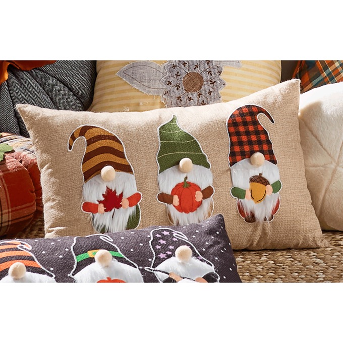 Fall Gnome Pillow, , large