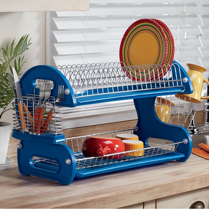 2-Tier Dish Rack, , large