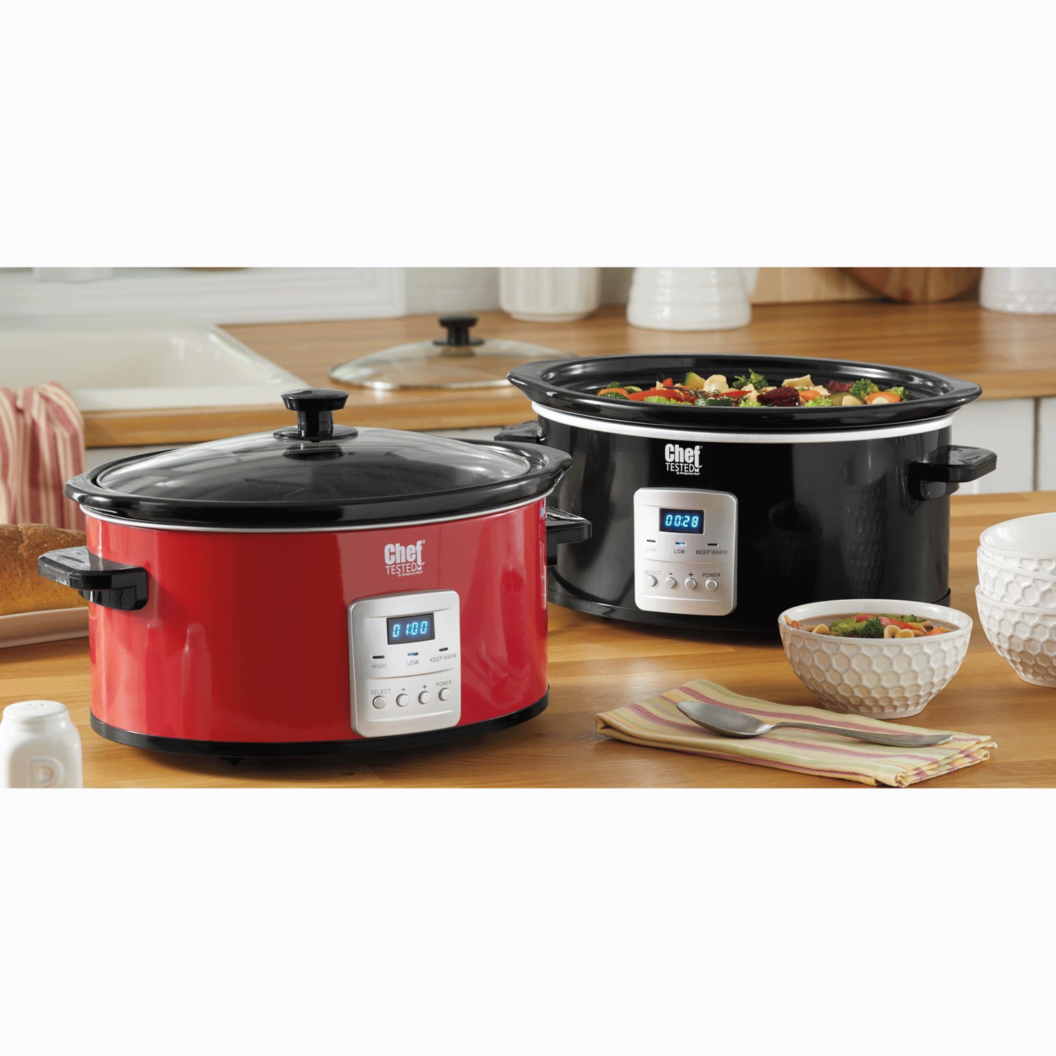 Chef Tested 6-qt. Digital Slow Cooker | Swiss Colony