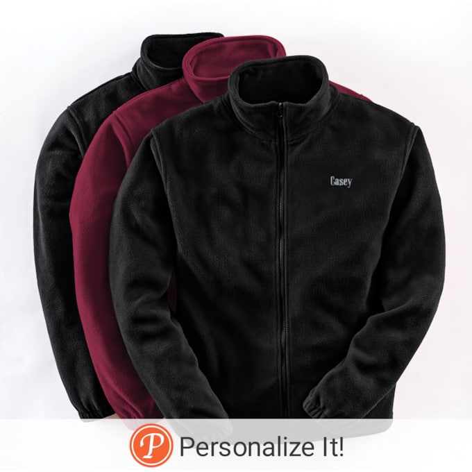 Men s Personalized Fleece Jacket