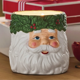 Ceramic Santa Candle, , large
