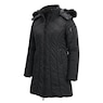 Snowfall Parka Puffer Coat with Detachable Hood and Faux-Fur Trim, , large