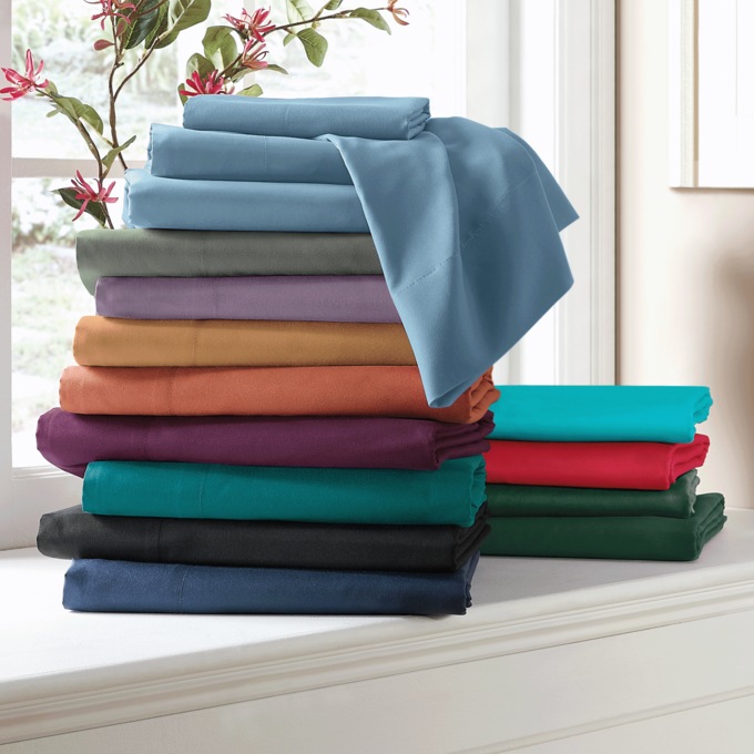 Color Connection Microfiber Sheet Set, , large