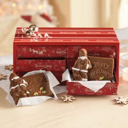 Chocolate Santa Cards, , large