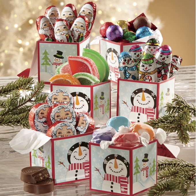 Snowman Candy Boxes, , large