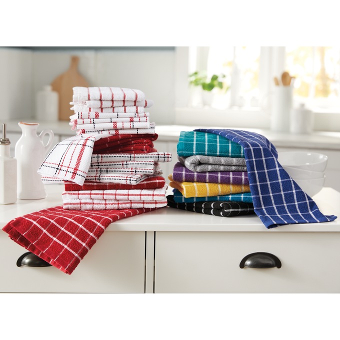 Color Connection 20-Piece Kitchen Towel Set, , large