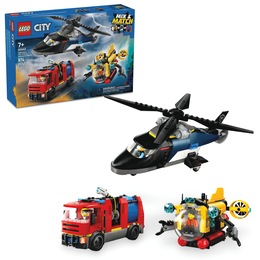 LEGO City Helicopter, Fire Truck &amp; Submarine Remix, , large