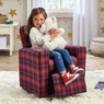 Kids’ Plaid Recliner, , large