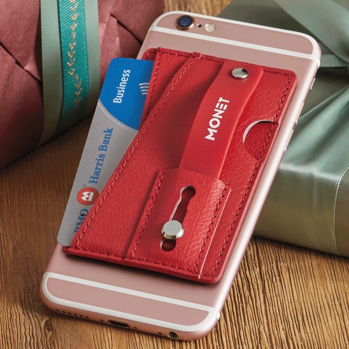 Monet 3-in-1 Smartphone Wallet, Red, large