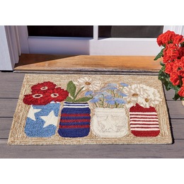 Stars and Stripes Mat - 20&quot; X 30&quot;, , large